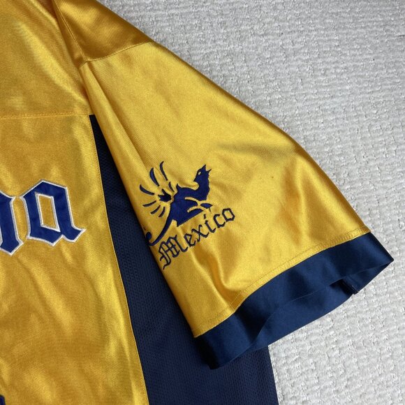 Vintage Calhoun Sportswear Football Corona Beer Bottle #6Mexico Beach T Shirt L - Picture 8 of 16